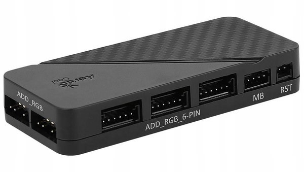 Hub Aerocool H66F RGB Control - 6 portowy kontroler do wentylatorów