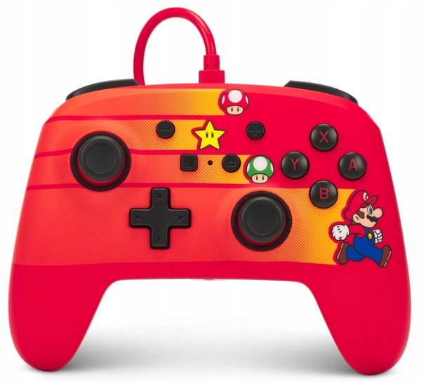 Gamepad PowerA Enhanced Speedster Mario do Nintendo Switch Przewodowy