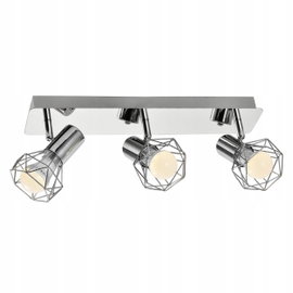 Reflektor punktowy ActiveJet AJE-BLANKA 3P 3 x 40W E14 Srebrny