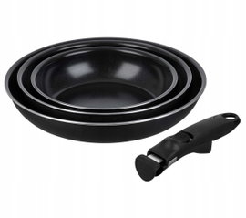 Zestaw patelni La Bonita LB3PAT002 Indukcja 20 / 24 / 28 cm Ilag Xeradur 2