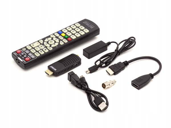 Dekoder do naziemnej telewizji cyfrowej DVB-T2 Wiwa H.265 HEVC MINI LED