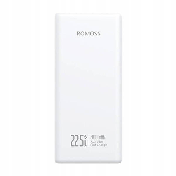 Powerbank Romoss PRC20 20000mAh 22,5W USB-A / USB-C / Lightning Biały