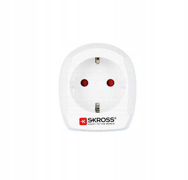 Przejściówka Adapter podróżny Skross z Europy do UK Anglii Hong Kongu