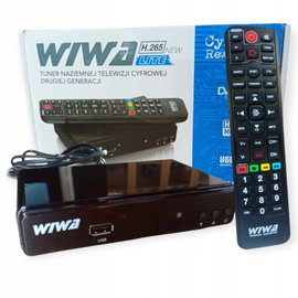 Dekoder Wiwa H.265 LITE Tuner DVB-T2 Telewizji Naziemnej EPG PVR Ready