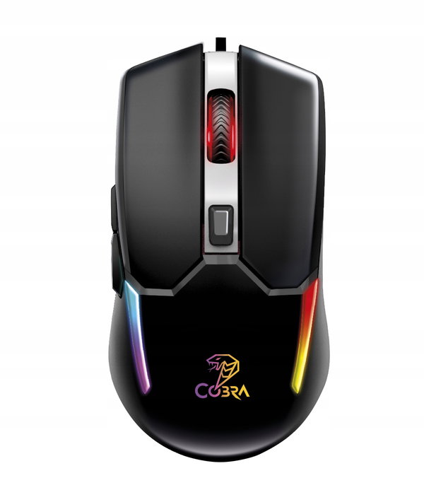 Mysz przewodowa Cobra GM20RGB Bandit Czarna Gaming