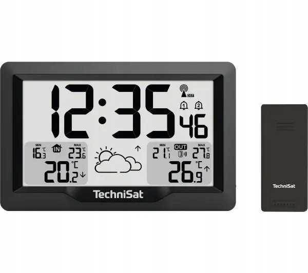 Stacja pogody TechniSat Imeteo 300 Zegar Budzik Pomiar temperatury