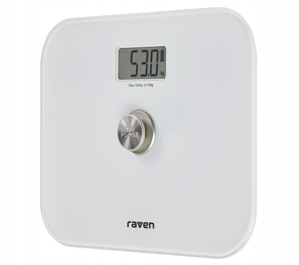 Waga łazienkowa elektroniczna RAVEN EW005X do 150kg Biała