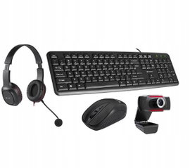 Zestaw do komputera Tracer Multi Office Klawiatura Mysz Kamera Słuchawki