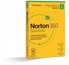 Program antywirusowy Norton 360 Standard 10GB BOX 12 miesięcy