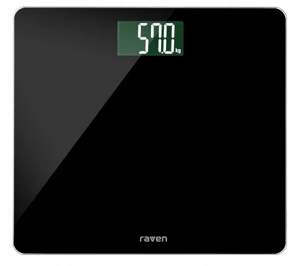 Waga łazienkowa elektroniczna Raven EW013 do 250kg Czarna
