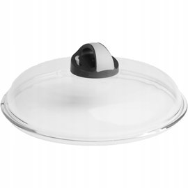 Pokrywka szklana z regulacją pary Ballarini 28 cm 334902.28 Szara