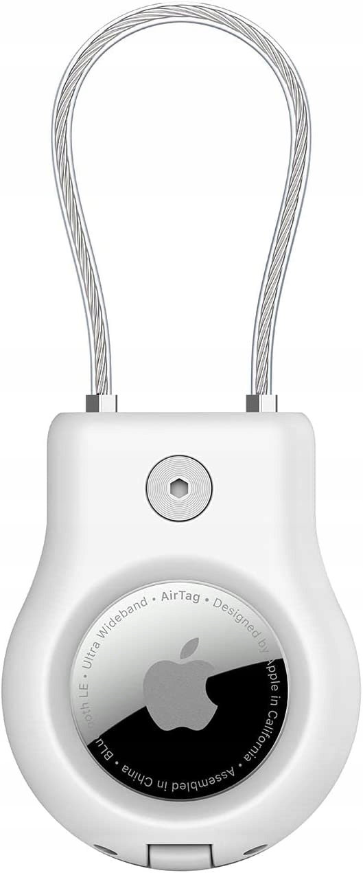 Brelok Etui na lokalizator Belkin Secure Holder Wire Loop AirTag Biały