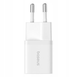 Ładowarka sieciowa Baseus GaN5 mini 1C 25W + kabel USB-C do USB-C Biała