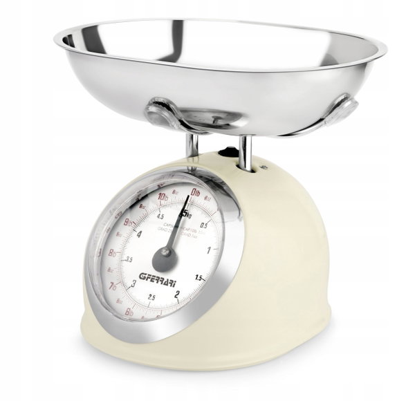 Waga kuchenna mechaniczna G3 Ferrari Aska G20003 do 5kg Tarowanie Czerwona