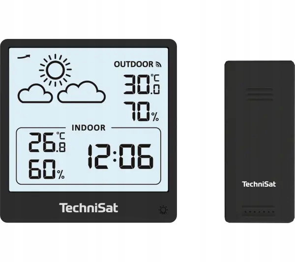 Stacja pogody TechniSat Imeteo 200 Zegar Pomiar temperatury / wilgotności