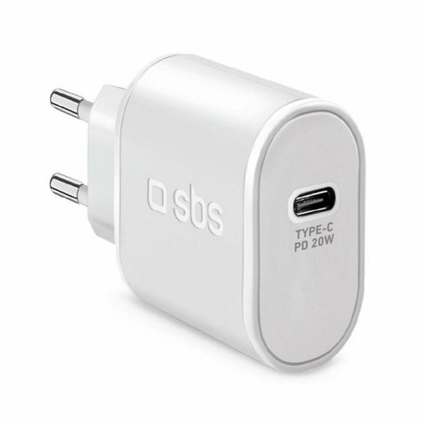 Ładowarka sieciowa uniwersalna SBS PD 20W USB-C Biała