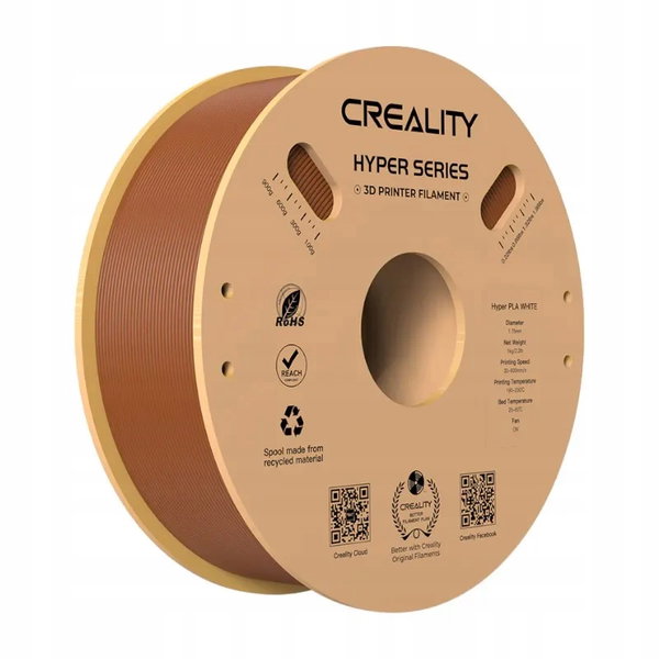 Filament do drukarki 3D Creality Hyper PLA 1,75mm Brązowy