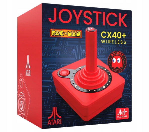 Joystick bezprzewodowy Atari CX40+ Pac-Man Edition do Atari 2600+ / 7800+