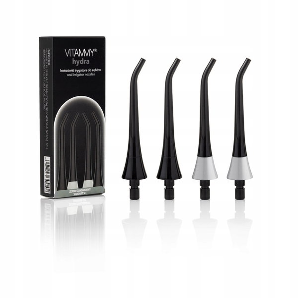 Dysze do irygatora Vitammy Hydra TOW017149 Czarne 4 sztuki