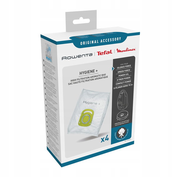 Worki do odkurzacza Tefal Hygiene + ZR200940 4 sztuki