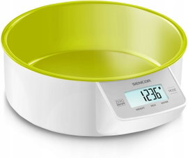 Waga kuchenna elektroniczna Sencor SKS 4004GR do 5 kg Tarowanie Wyświetlacz