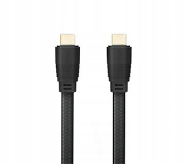 Kabel Przewód Reinston EK040 Płaski HDMI 2.0 4K 5 metrów Czarny