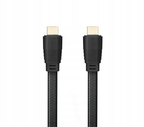 Kabel Przewód Reinston EK040 Płaski HDMI 2.0 4K 5 metrów Czarny