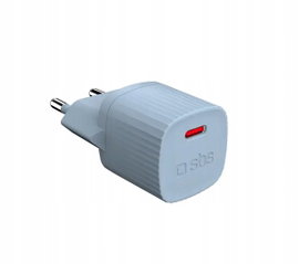 Ładowarka sieciowa uniwersalna SBS USB-C WALL Eco GRS 25W Niebieska
