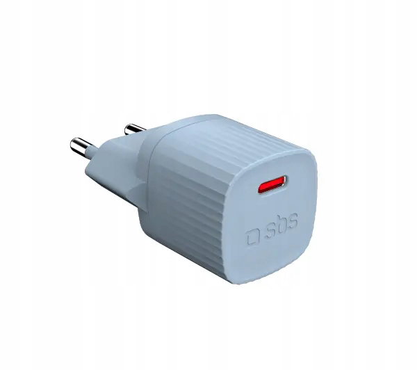 Ładowarka sieciowa uniwersalna SBS USB-C WALL Eco GRS 25W Niebieska