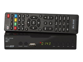 TUNER DEKODER DVB-T2 TV NAZIEMNEJ H.265 HEVC MPEG-4 FULL HD USB HDMI PILOT