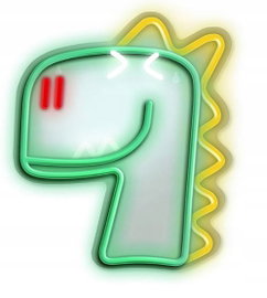 Neon Forever LED Jurassic Dino RTV100442