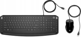 Zestaw mysz i klawiatura przewodowa HP Pavilion 200 USB Czarna