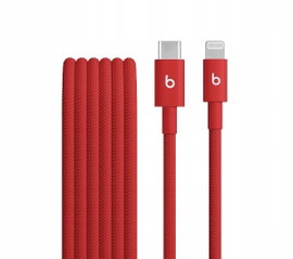 Kabel Przewód Beats Woven USB-C do Lightning 1,5m Czerwony