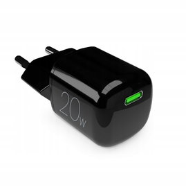 Ładowarka sieciowa uniwersalna Puro MiniPro GaN USB-C 20W PD Czarna