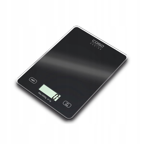 Waga kuchenna elektryczna Caso Design Slim do 5 kg Tarowanie Czarna