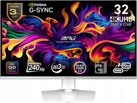 Monitor OLED MSI MPG 321URXW QD-OLED 31,5 " 3840 x 2160 px