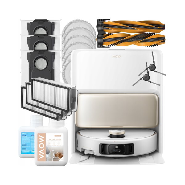 Robot sprzątający Mova V50 Ultra Complete WH biały Mop 24 000 Pa EPA