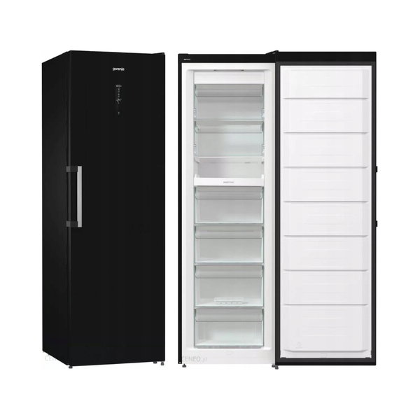 Zamrażarka GORENJE FN619EABK6 Czarna 185cm 280L fast freezing kl.E