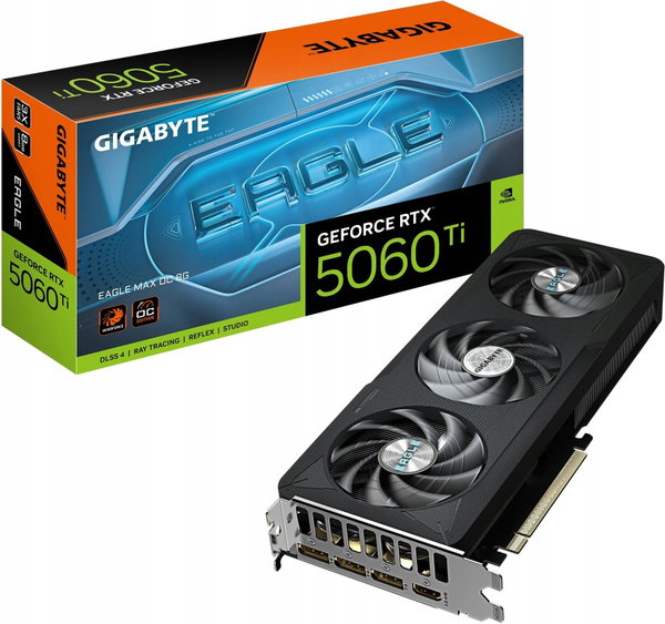 Karta graficzna Gigabyte GeForce RTX 5060 Ti Eagle Max OC 8GB GDDR7 DLSS4