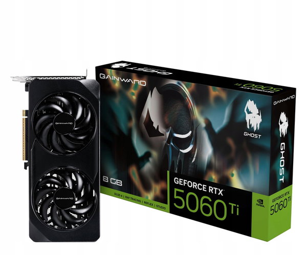 Karta graficzna Gainward GeForce RTX 5060 Ti Ghost 8GB GDDR7 DLSS4
