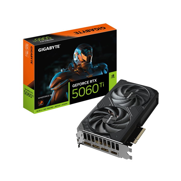 Karta Graficzna GIGABYTE GeForce RTX 5060 Ti Windforce 8GB GDDR7 DLSS4