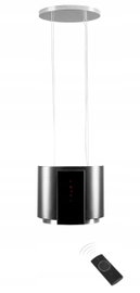 Okap do zabudowy VDB Lamp Glass Black