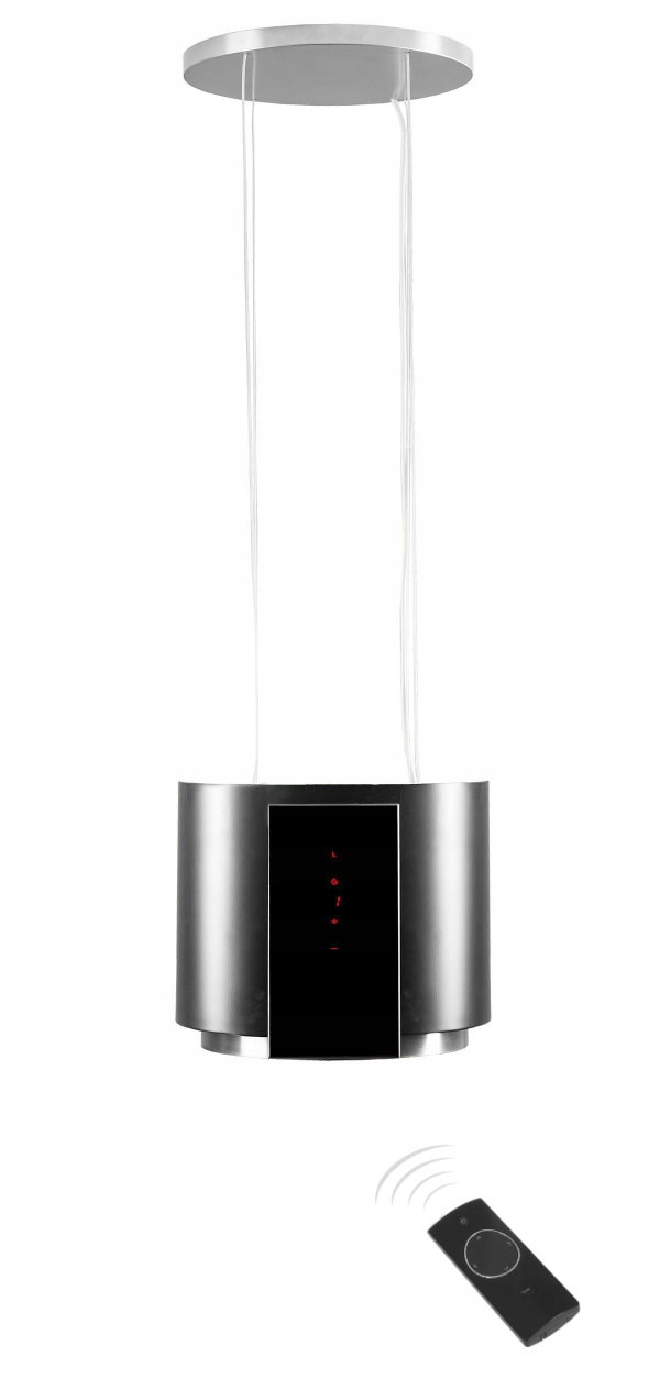 Okap do zabudowy VDB Lamp Glass Black