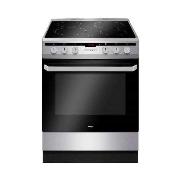 Kuchnia ceramiczna Amica 618CE3.333HTaQ(Xx) INOX
