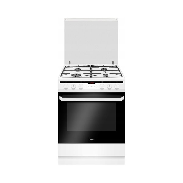 Kuchenka gazowo-elektryczna AMICA 618GEH3.33HZpTaN(W) Termoobieg 60cm