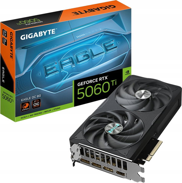 Karta graficzna Gigabyte GeForce RTX 5060 Ti Eagle OC 8GB GDDR7 DLSS4