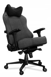 Fotel gamingowy Yumisu 2054 (Ciemnoszaro-Czarny) Tkanina
