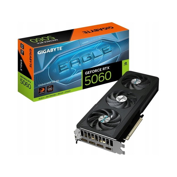 Karta graficzna Gigabyte GeForce RTX 5060 Eagle Max OC 8GB GDDR7 DLSS4