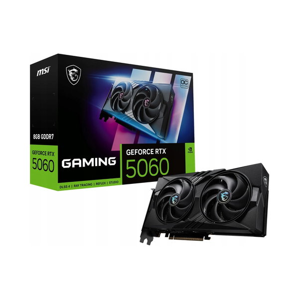 Karta graficzna MSI GeForce RTX 5060 Gaming 8GB OC DLLS 4 8 GB