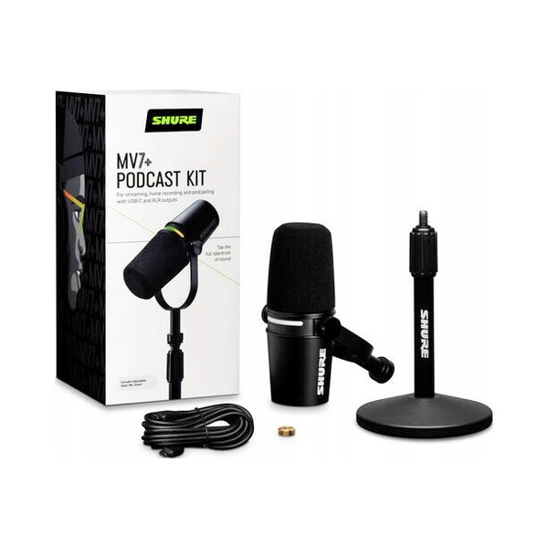 Mikrofon Shure MV7+ K-BNDL